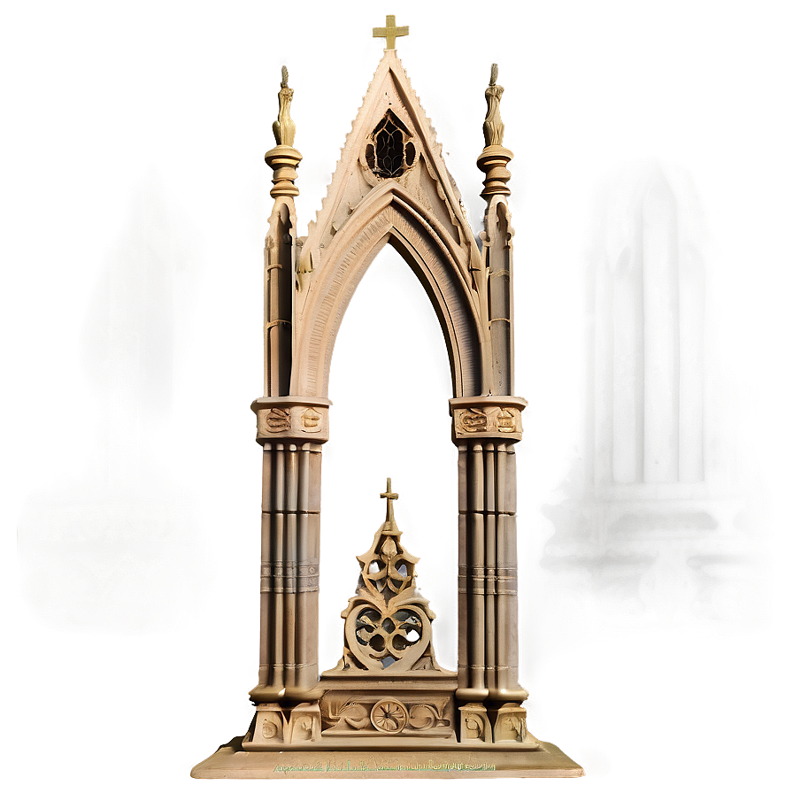 Gothic Revival Altar Png 27 PNG Image