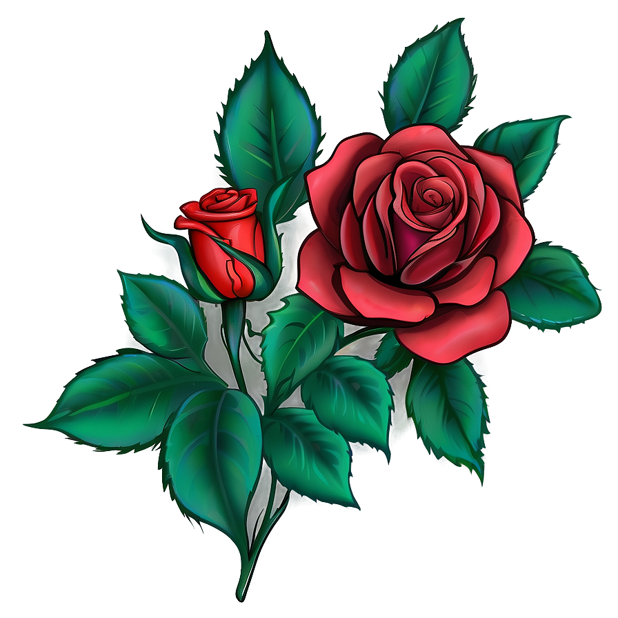 Gothic Rose Clipart Png 06272024 PNG Image