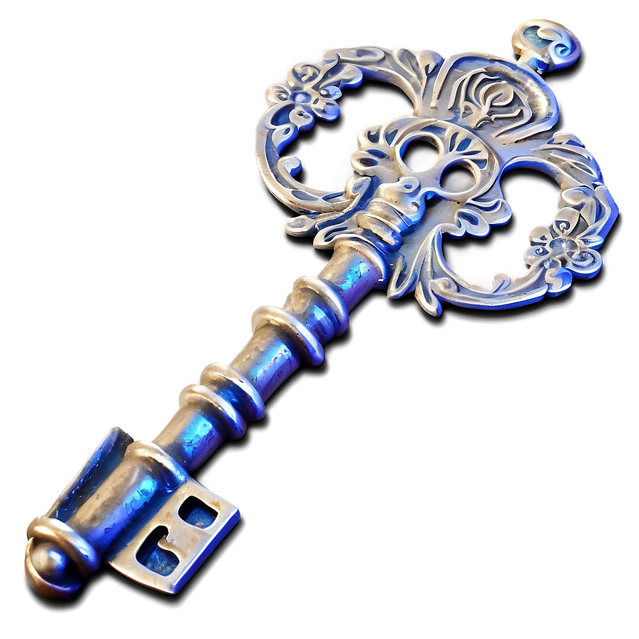 Gothic Skeleton Key Picture Png Ctg PNG Image