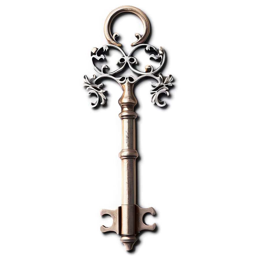 Gothic Skeleton Key Picture Png Mjd PNG Image