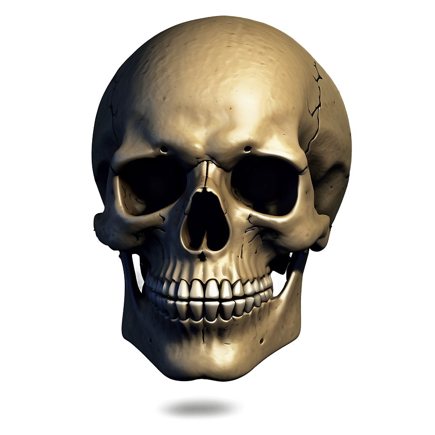 Gothic Skull Face Artwork Png 17 PNG Image