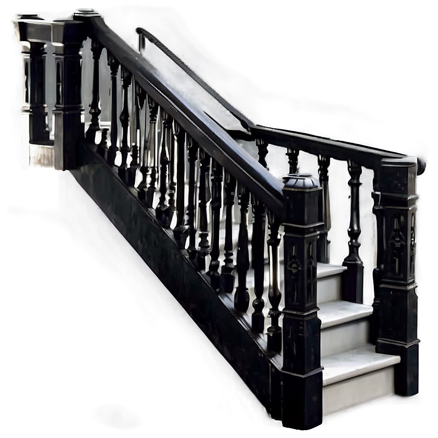 Gothic Staircase Png Cat PNG Image