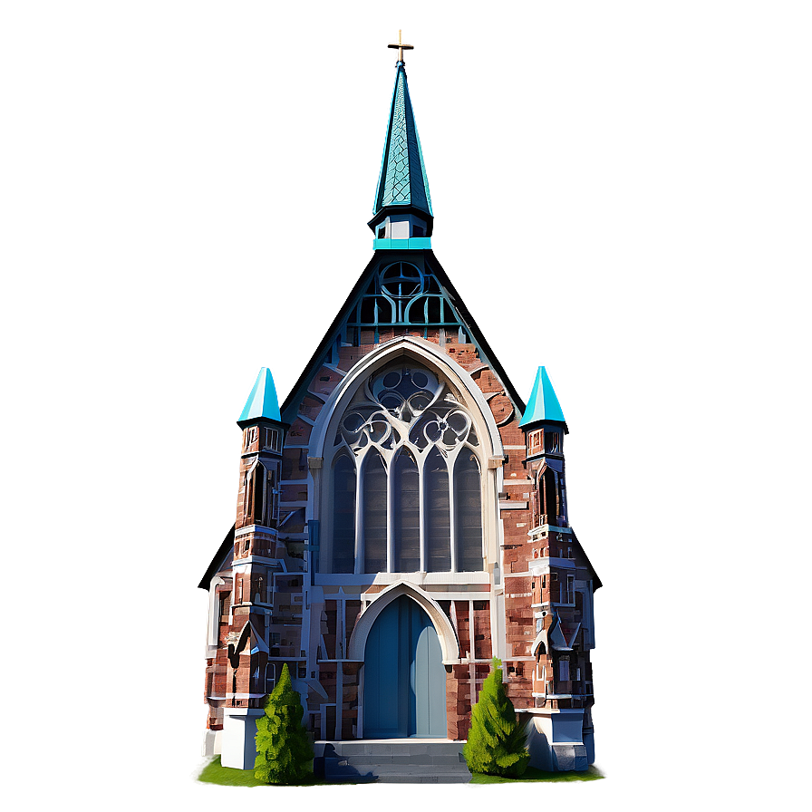 Gothic Style Church Facade Png Eoq63 PNG Image