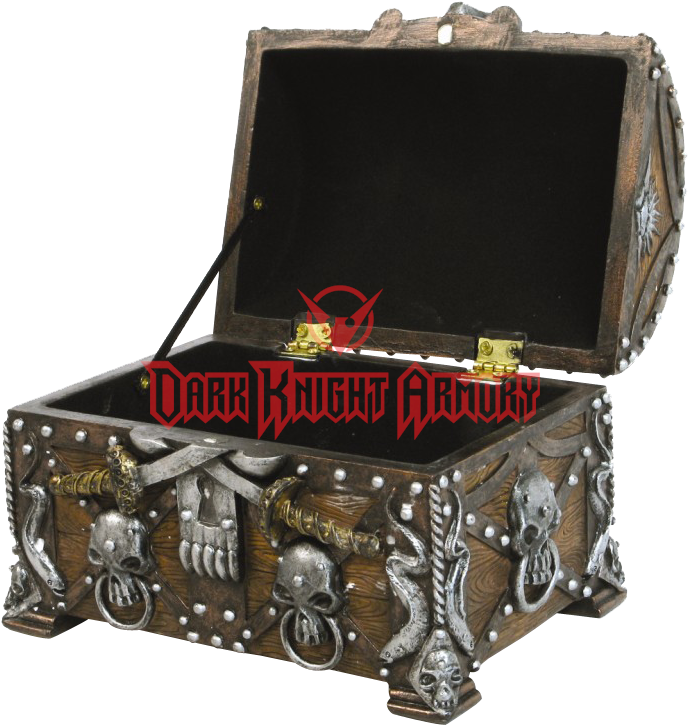 Gothic Treasure Chest PNG Image