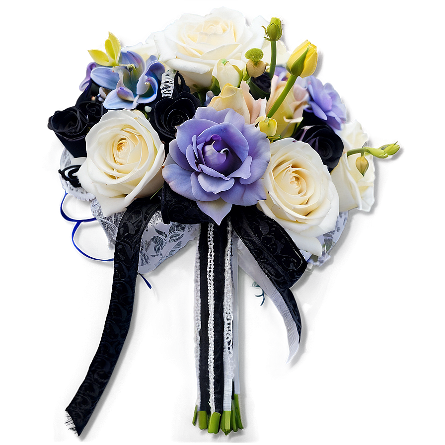 Gothic Wedding Bouquets Png Osc47 PNG Image