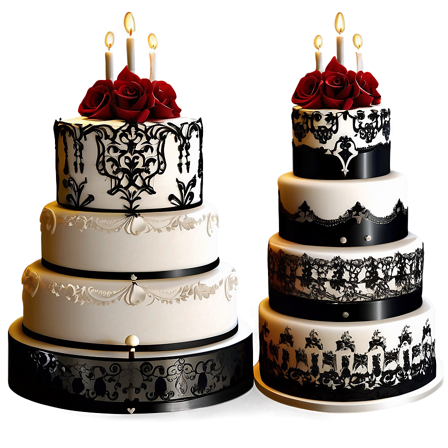 Gothic Wedding Cake Png 06122024 PNG Image