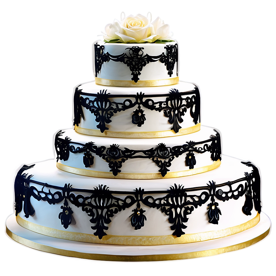 Gothic Wedding Cake Png 8 PNG Image