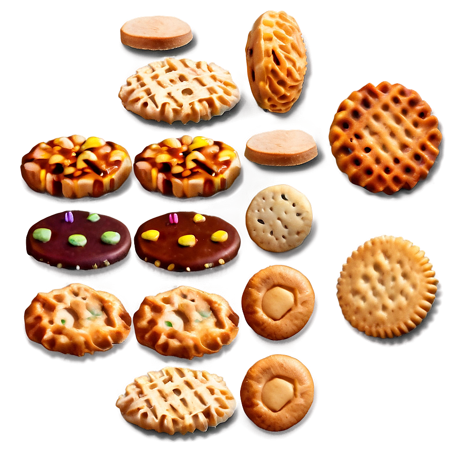 Gourmet Biscuit Assortment Png Fgt PNG Image