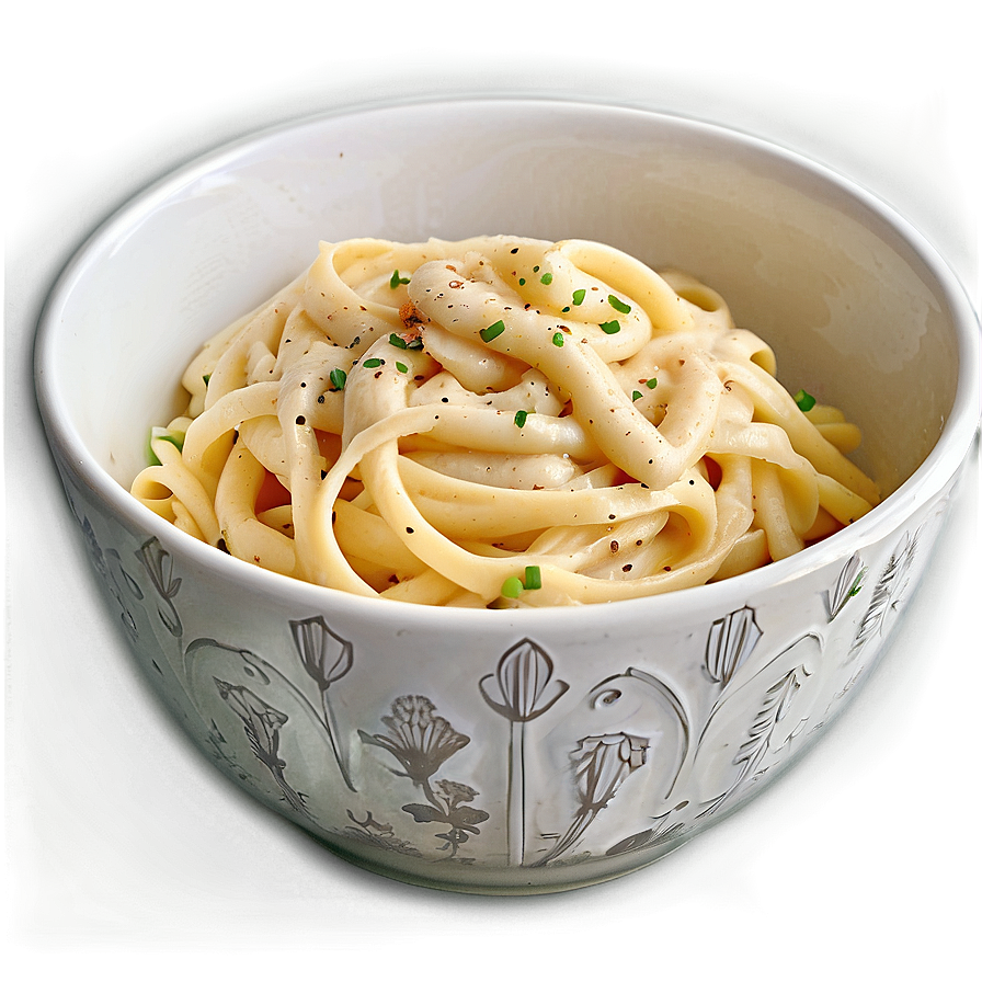 Gourmet Fettuccine Alfredo Png Ssl46 PNG Image