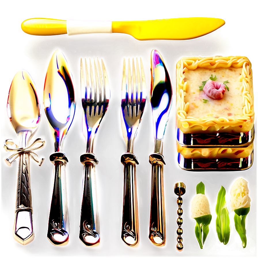 Gourmet Food Plating Utensils Png Kjh78 PNG Image