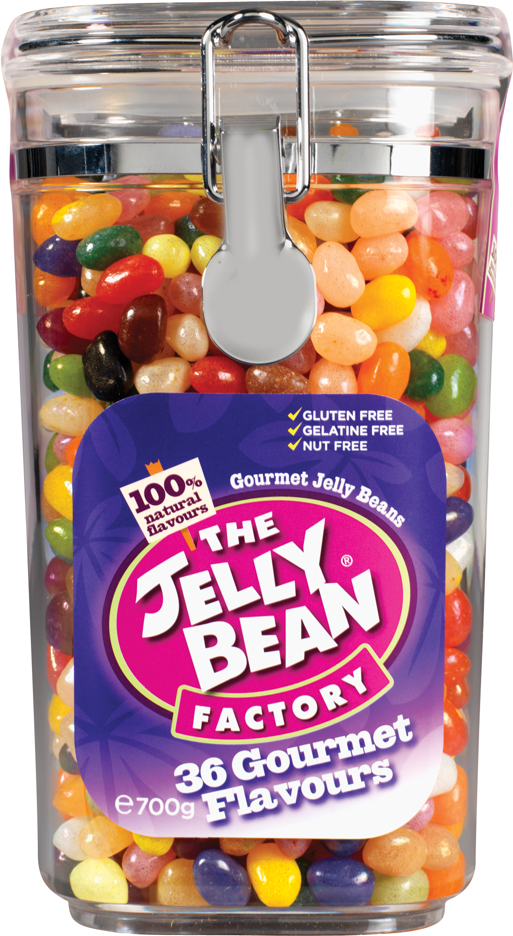 Gourmet Jelly Beans Container PNG Image