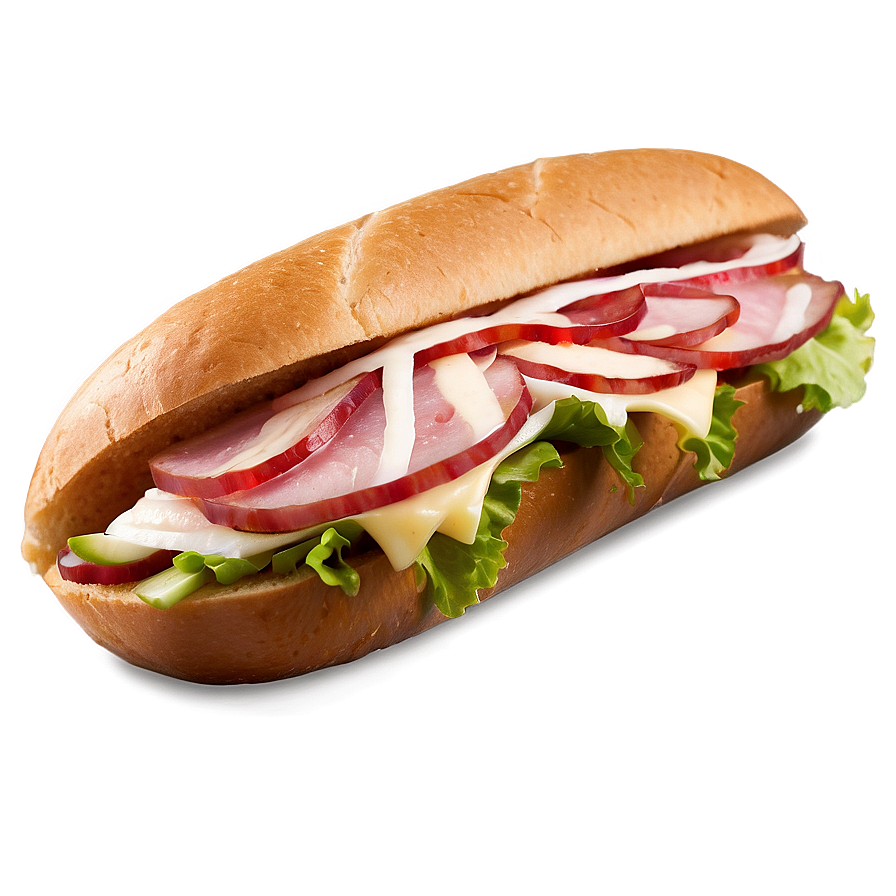 Gourmet Sub Sandwich Png Sua PNG Image