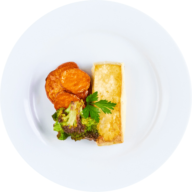 Gourmet Vegetable Dish Plate PNG Image