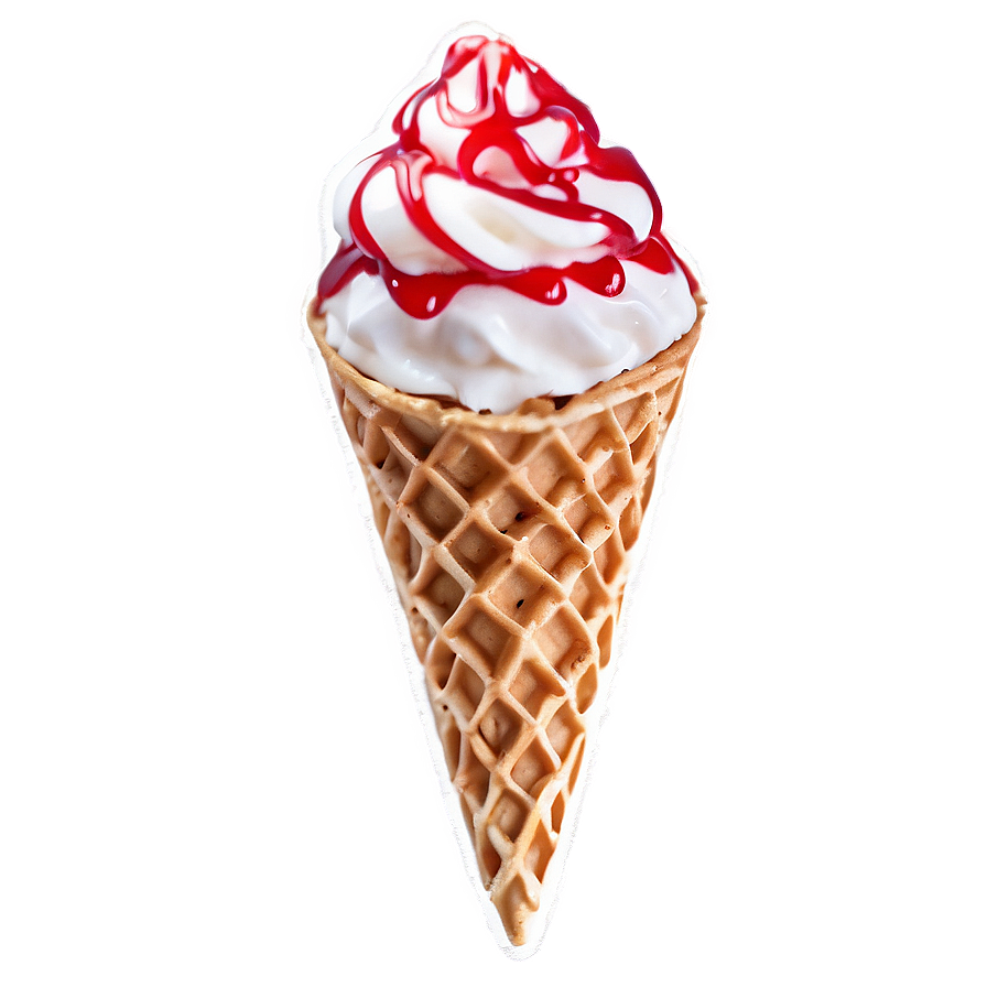 Gourmet Waffle Cone Png Rit46 PNG Image