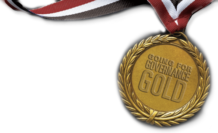 Governance Gold Medal Award PNG Image