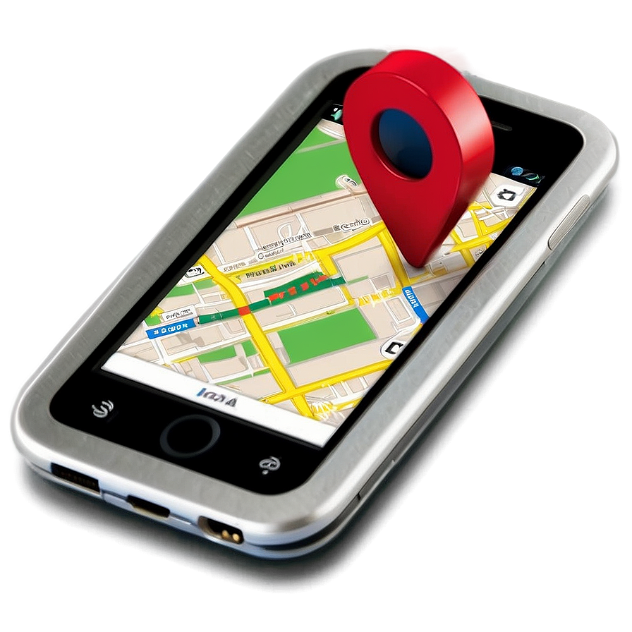 Gps On Smartphone Png Obq PNG Image