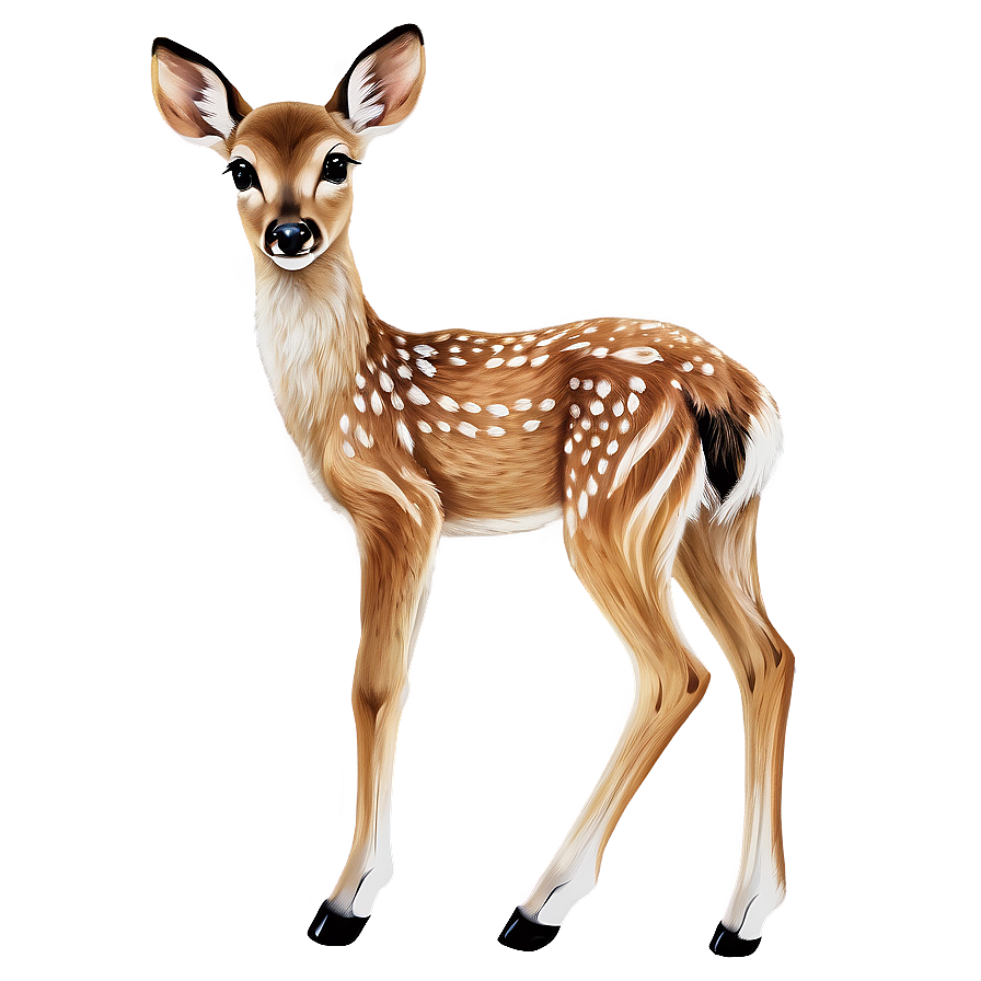 Graceful Fawn Print Png Dsc64 PNG Image