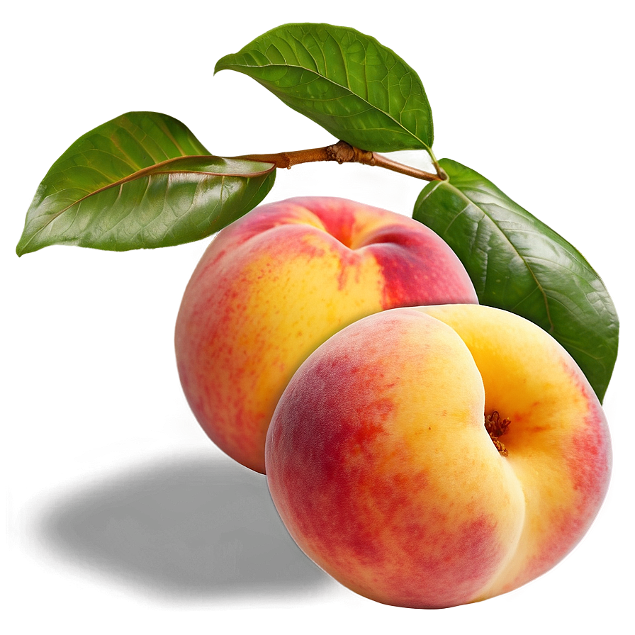 Graceful Peach Element Png 20 PNG Image