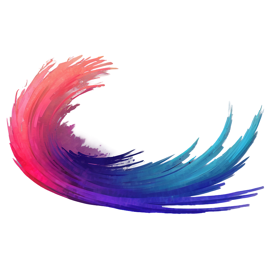 Gradient Brush Stroke Png Yrn PNG Image