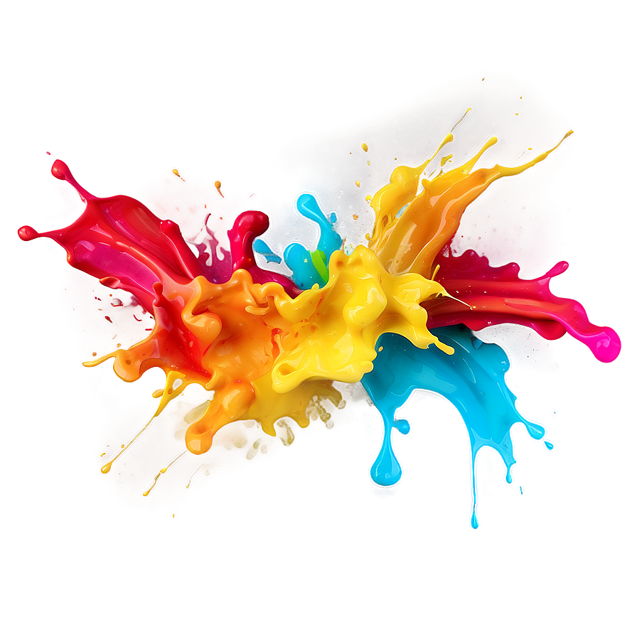 Gradient Color Splash Png 24 PNG Image