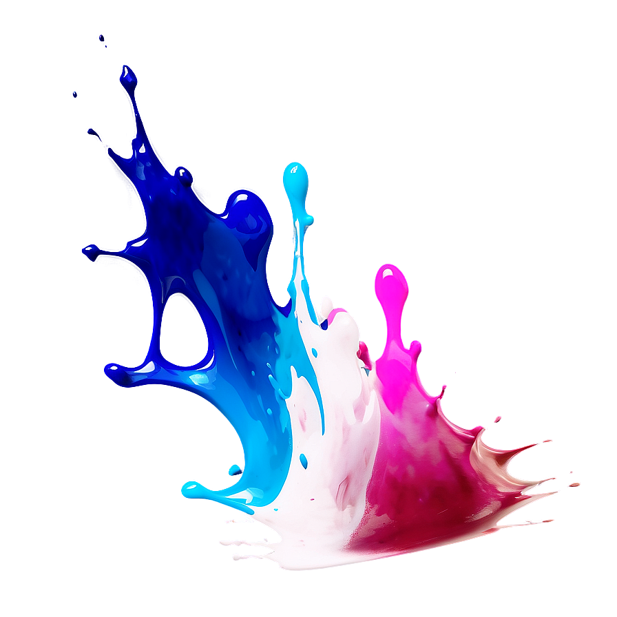 Gradient Color Splash Png Dlx44 PNG Image