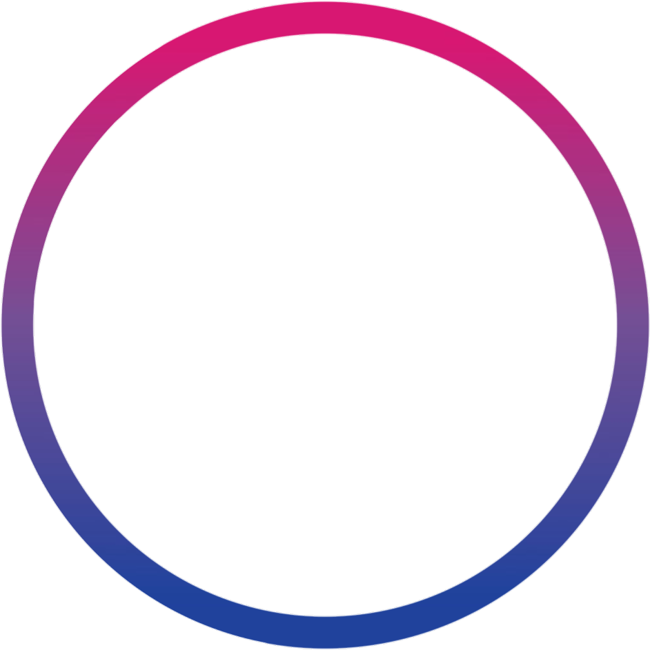 Gradient Pinkand Blue Circle PNG Image