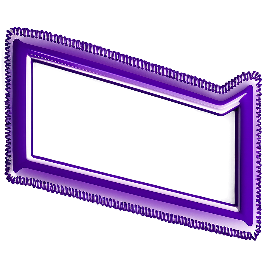 Gradient Purple Edge Border Png 16 PNG Image