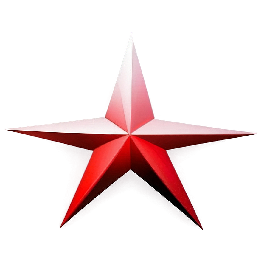 Gradient Red Star Png Jjt PNG Image