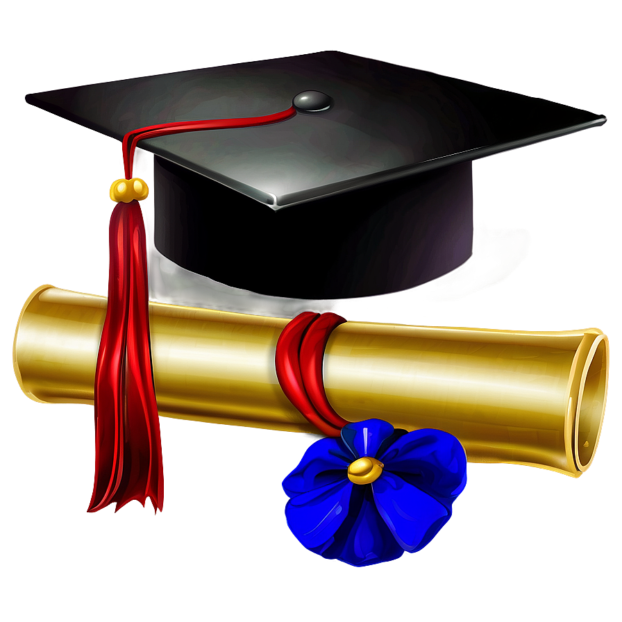 Graduation Cap And Diploma Png Ilg PNG Image