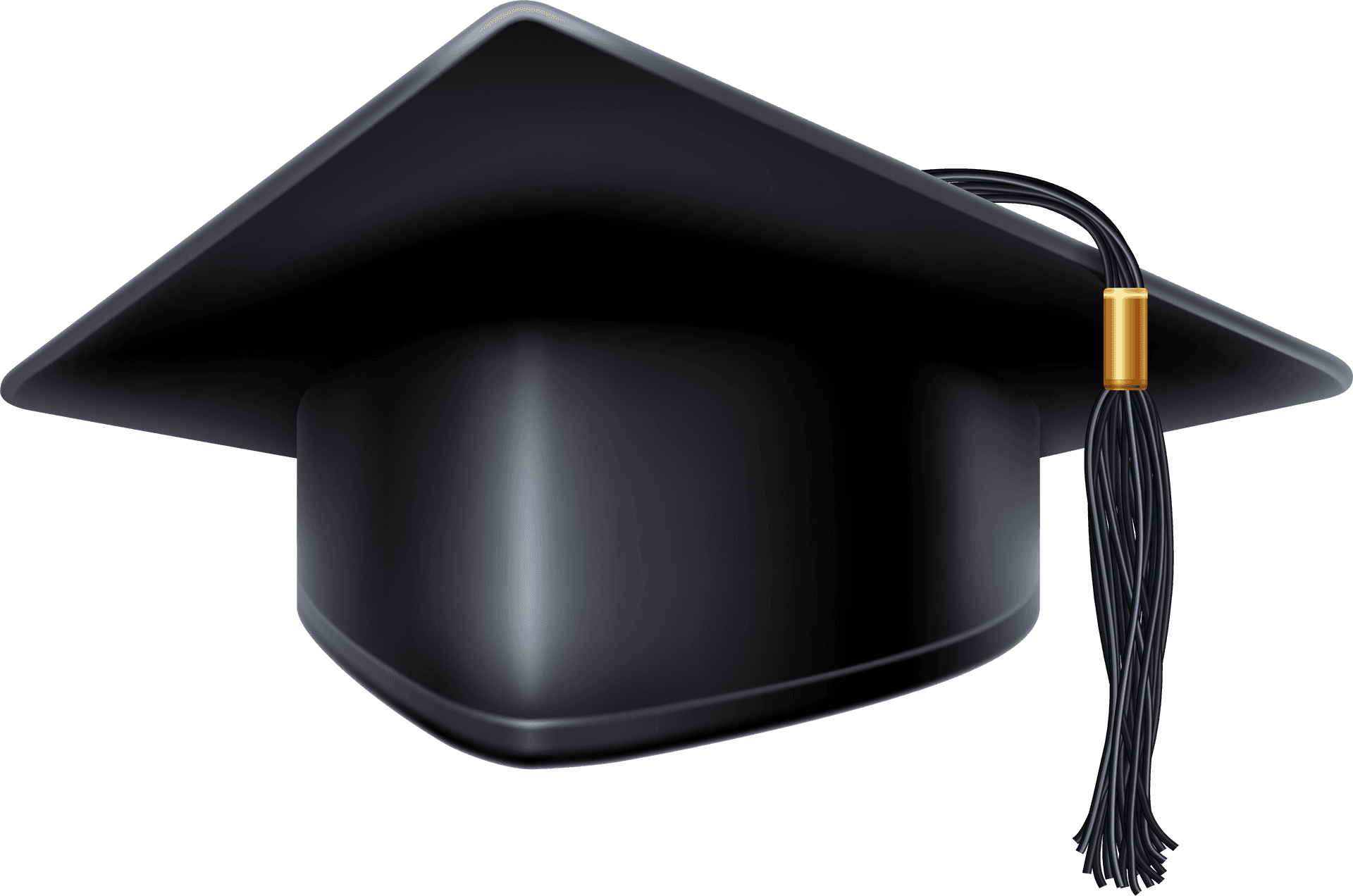 Graduation Cap Black Birrete PNG Image