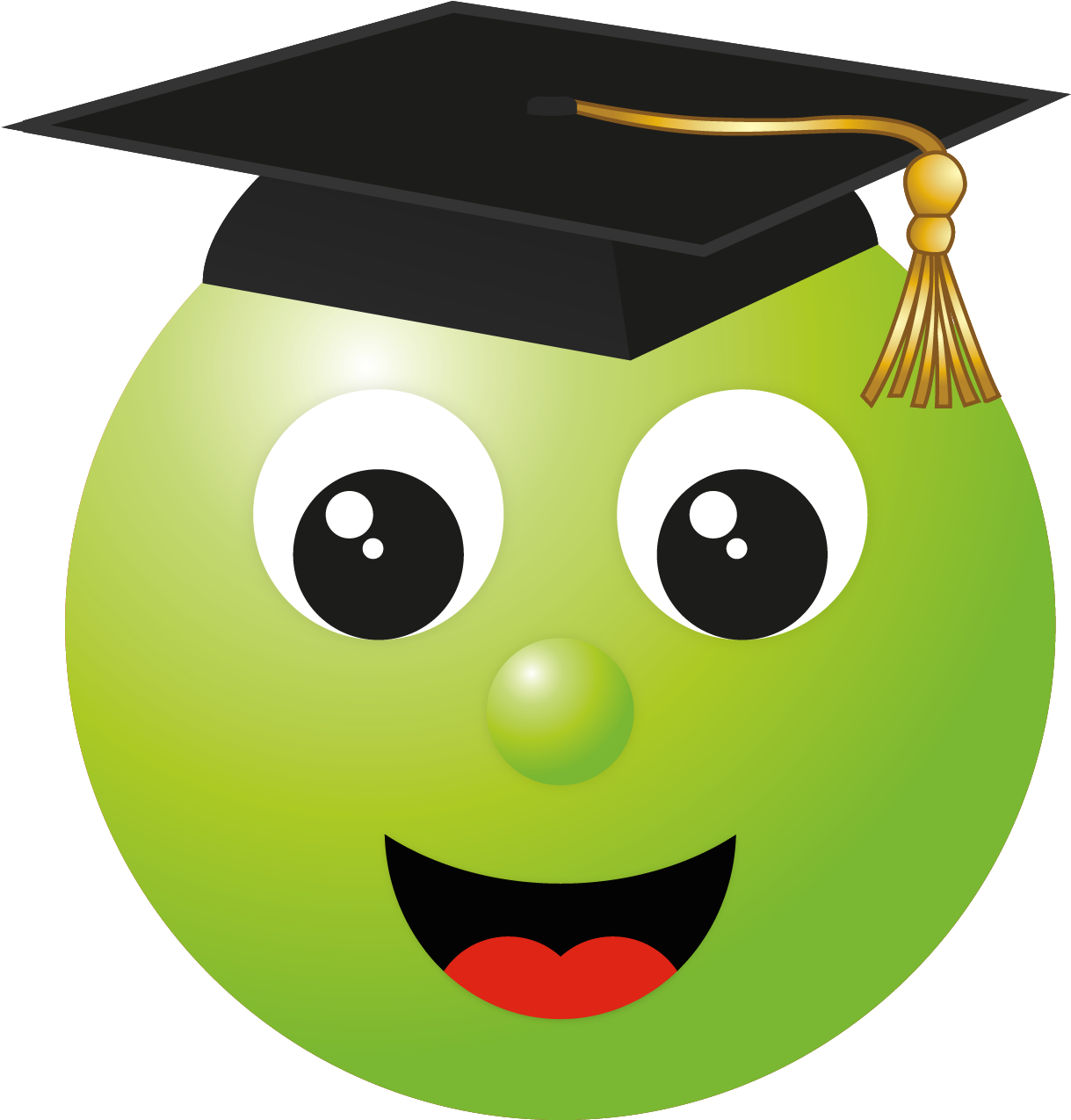 Graduation Emojiwith Cap.png PNG Image