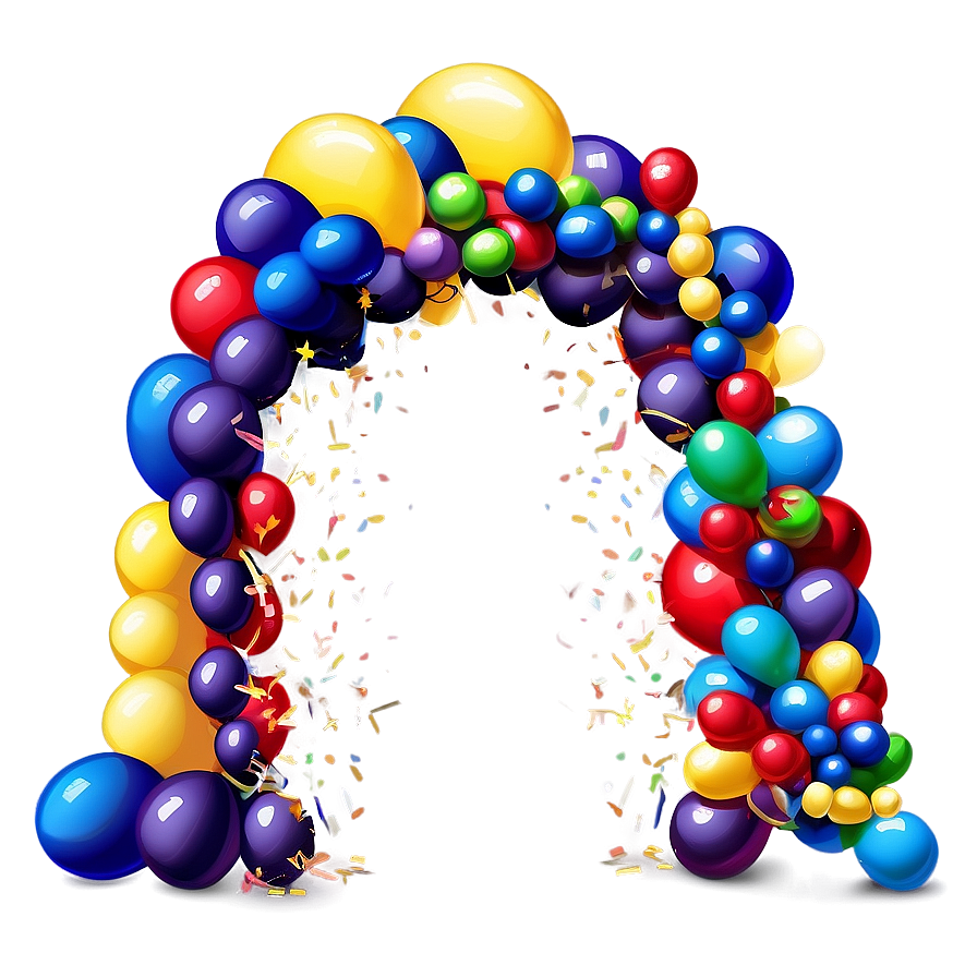 Graduation Party Balloon Arch Png Vmn42 PNG Image