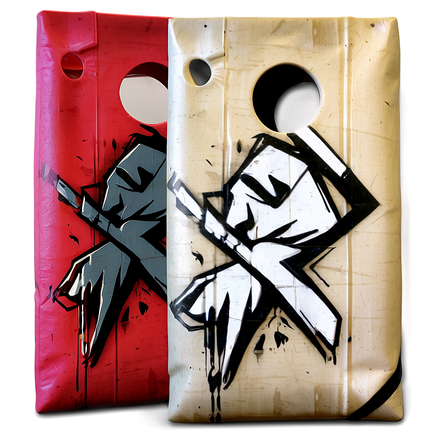 Graffiti Art Cornhole Bag Png Yby8 PNG Image