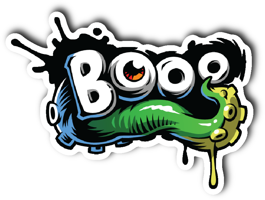 Graffiti_ Style_ Boo_ Illustration PNG Image