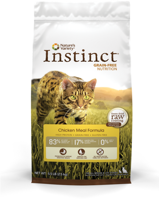 Grain Free Cat Food Package Instinct PNG Image