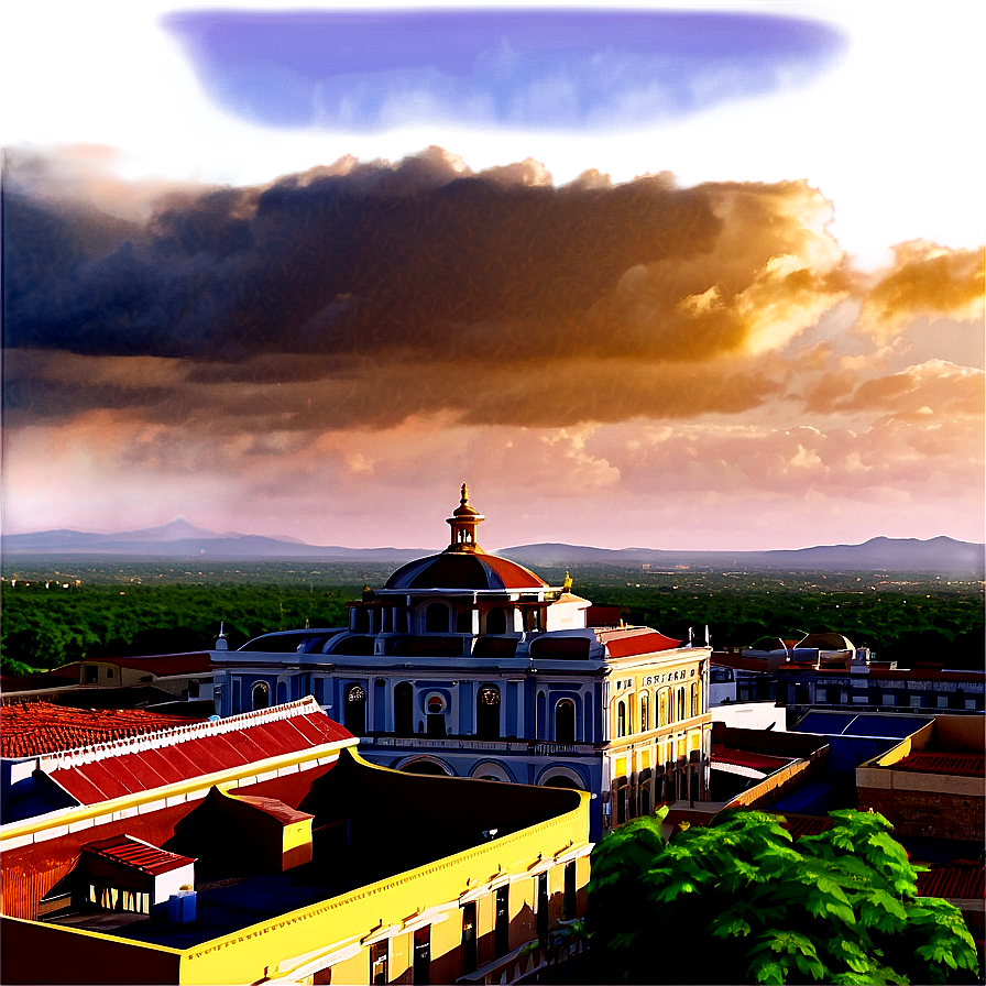 Granada, Nicaragua Cityscape Png Hyb PNG Image