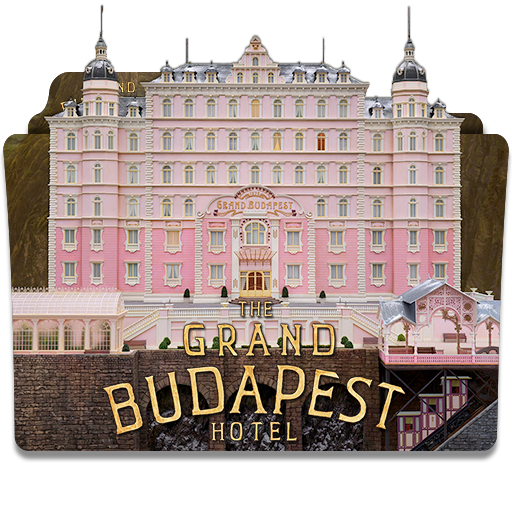 Grand Budapest Hotel Illustration PNG Image