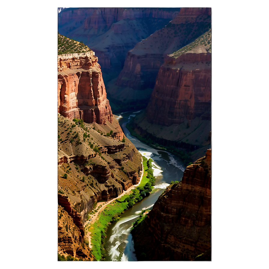 Grand Canyon Deep Gorge View Png Bpk79 PNG Image