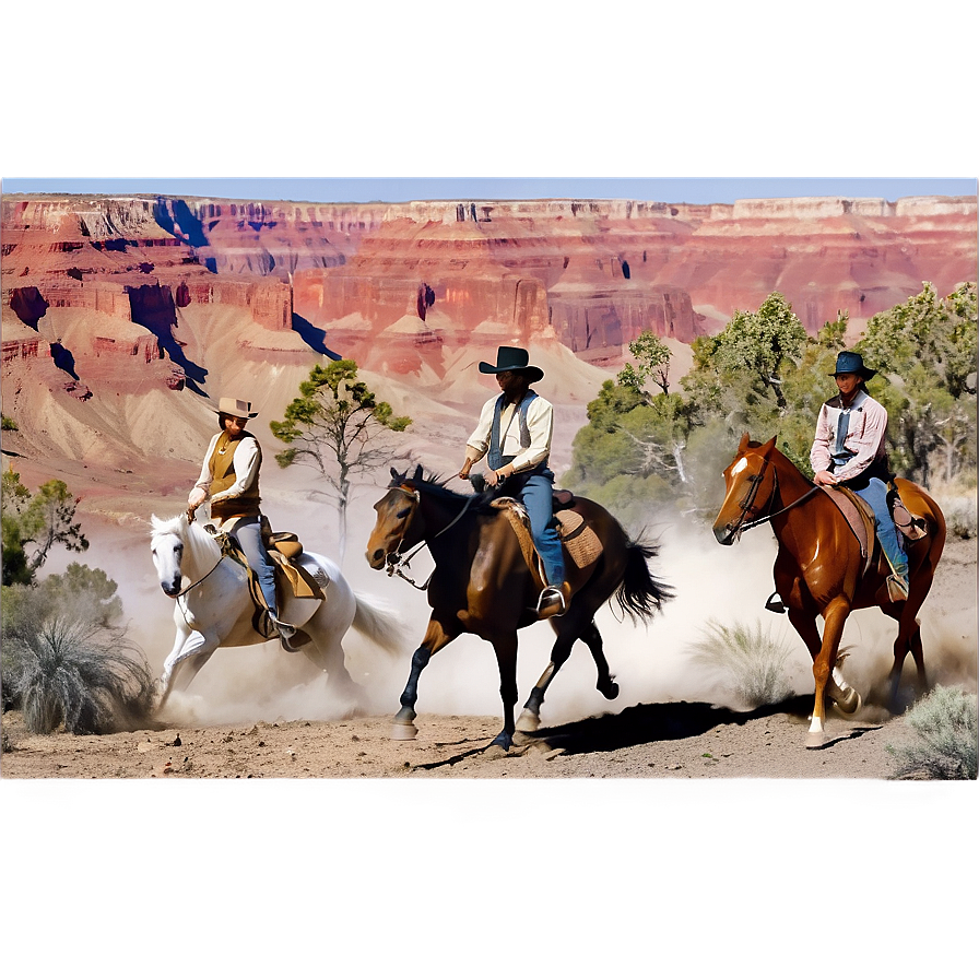 Grand Canyon Horse Chase Png 67 PNG Image