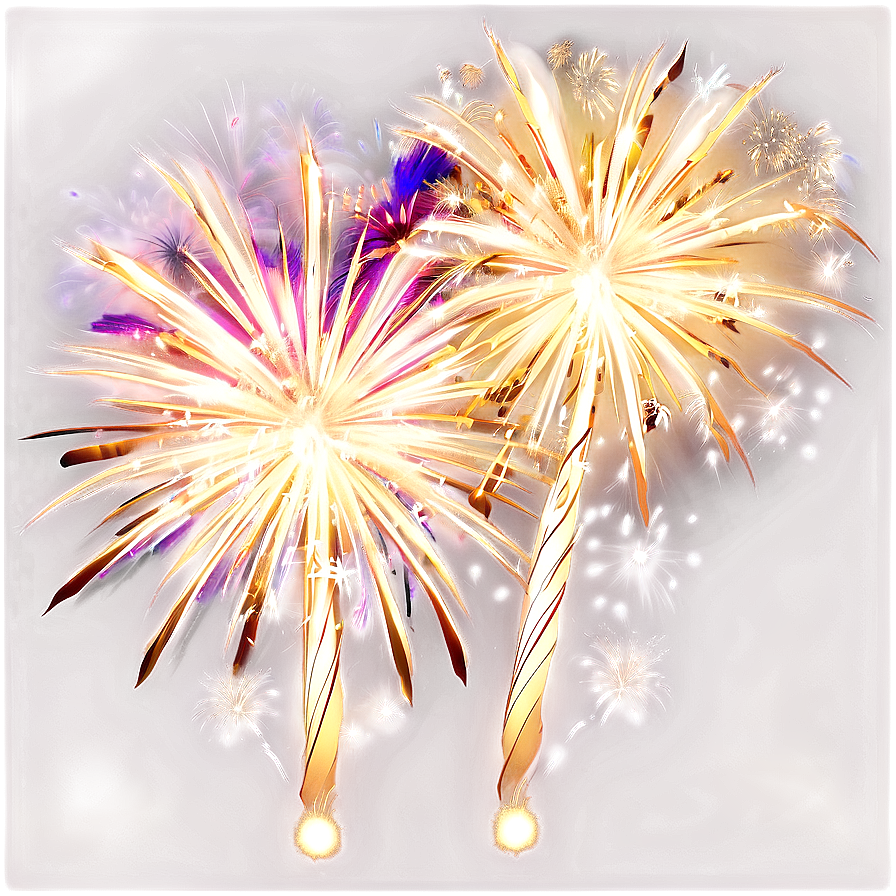 Grand Gold Fireworks Event Png Mww10 PNG Image