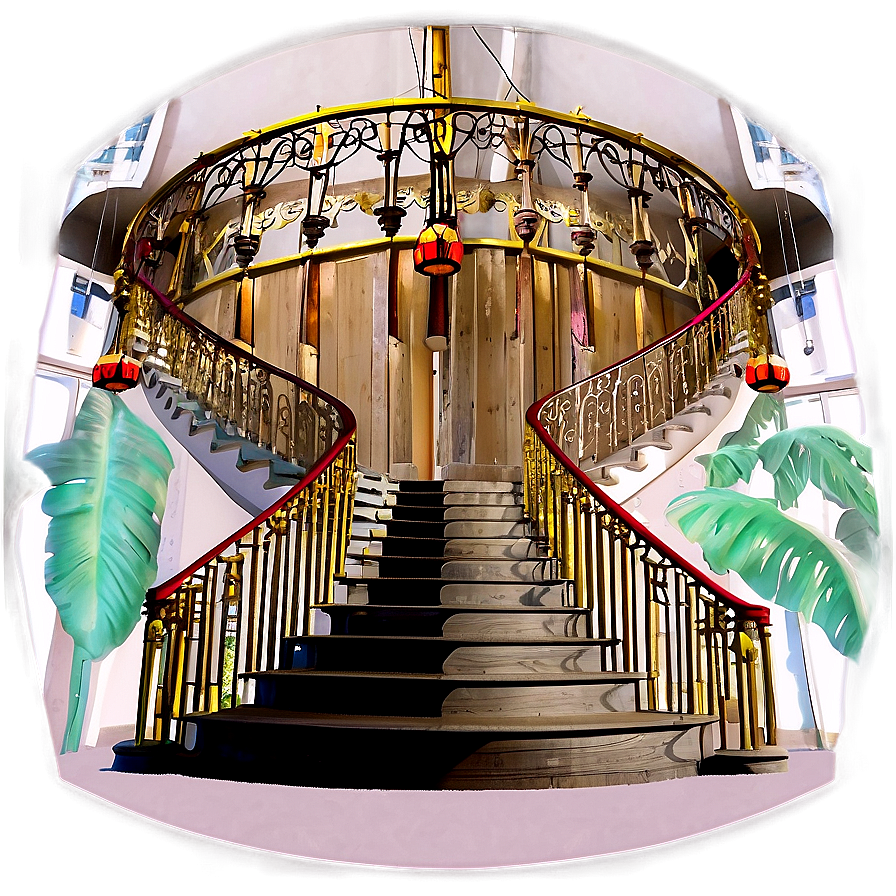 Grandiose Mansion Staircase Png 59 PNG Image