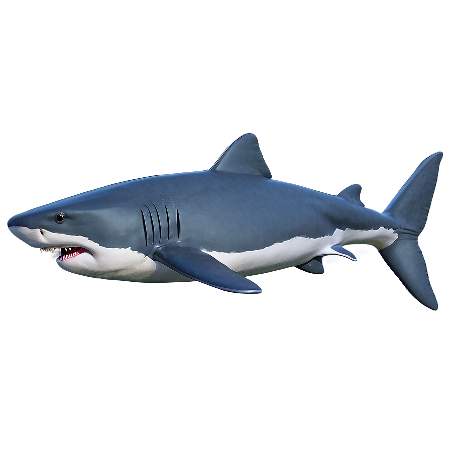 Grandpa Shark Swimming Png Rmv PNG Image