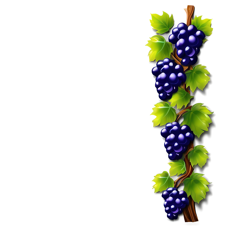 Grape Vine Border Png 24 PNG Image