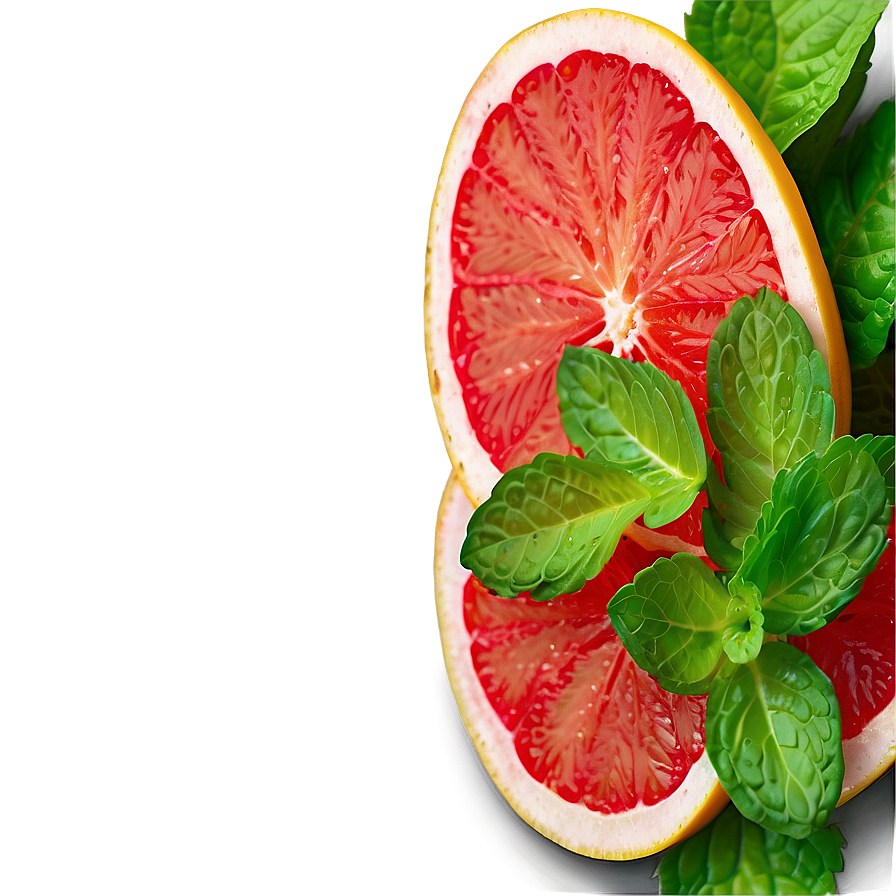 Grapefruit And Mint Salad Png Atn PNG Image