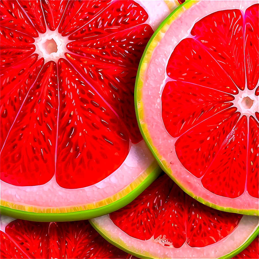 Grapefruit Slices Fan Png 22 PNG Image