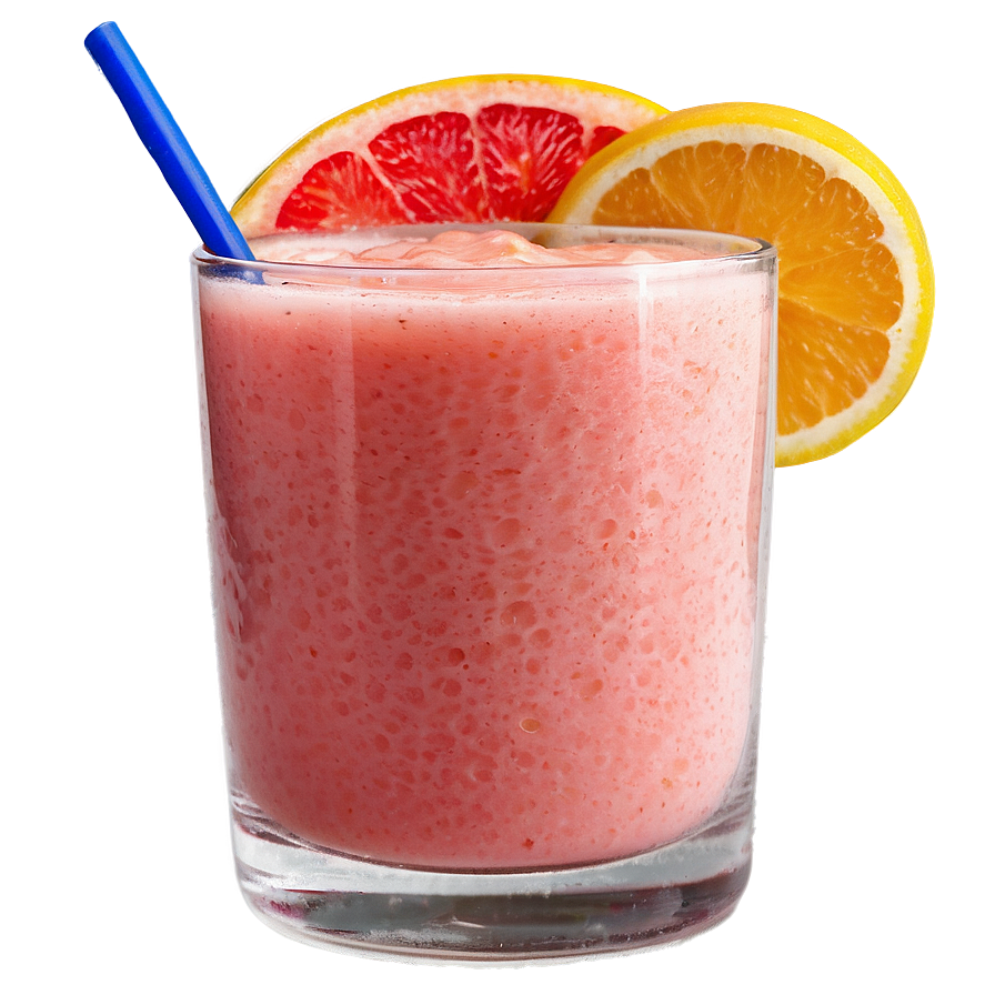 Grapefruit Smoothie Glass Png 06122024 PNG Image