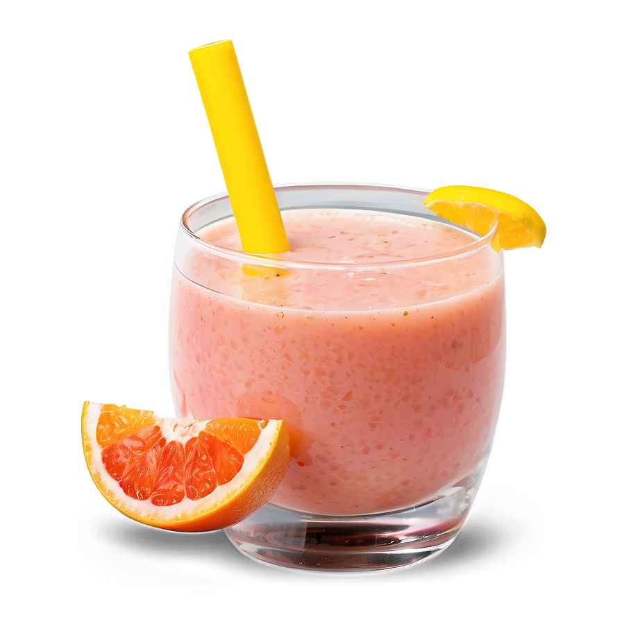 Grapefruit Smoothie Glass Png Fkv47 PNG Image