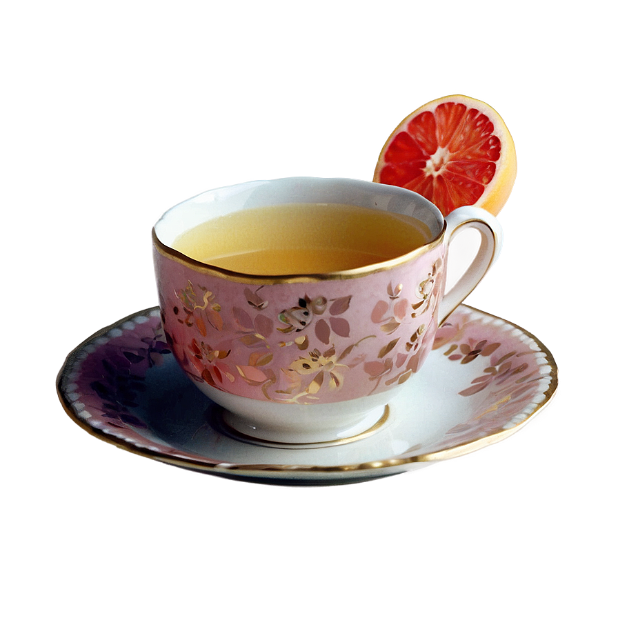 Grapefruit Tea Cup Png Vmg70 PNG Image