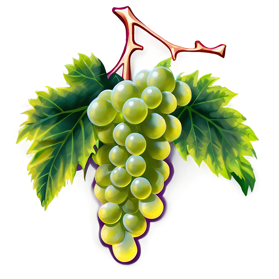 Grapes With Leaves Png 65 PNG Image