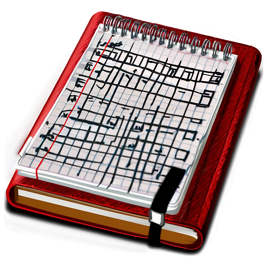 Graph Paper Notebook Png Goh44 PNG Image